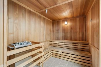 Sauna at Lilia Apartments in Lilydale, MN 55118
